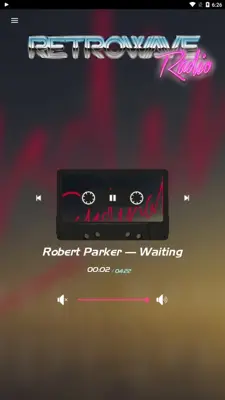 Retrowave Radio android App screenshot 0