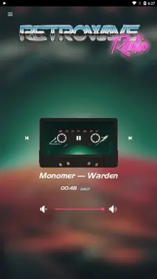 Retrowave Radio android App screenshot 3