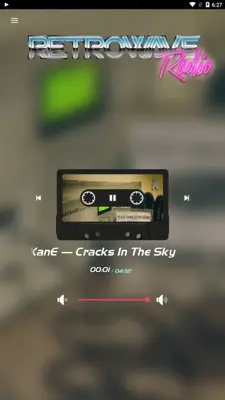 Retrowave Radio android App screenshot 4