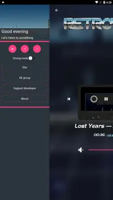 Retrowave Radio android App screenshot 5